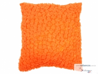 ALMOFADA FLOR LARANJA