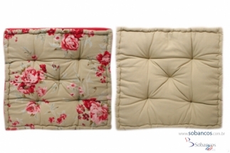 3366100 FUTON BEGE E FLORAL